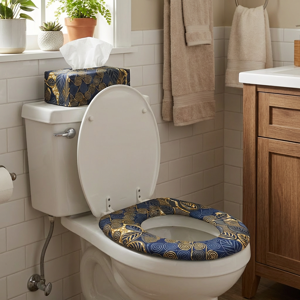 Soft Padded Toilet Seat Cover