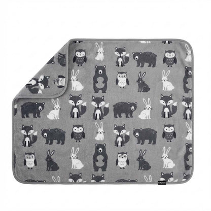Woodland Animals Baby Blanket