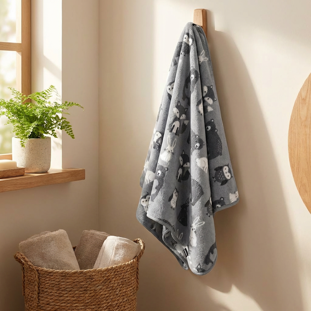 Woodland Animals Baby Blanket