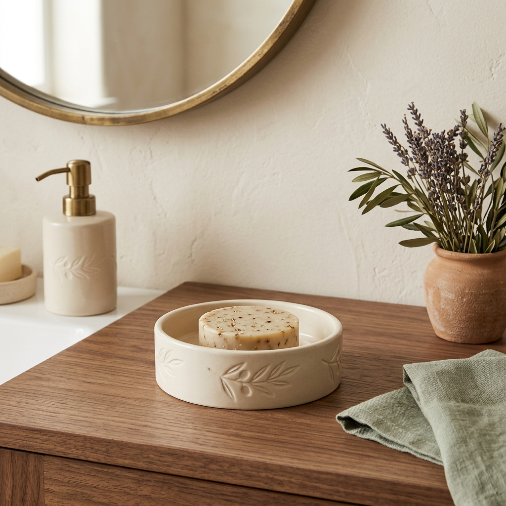 Minimalist Ceramic Soap Dish