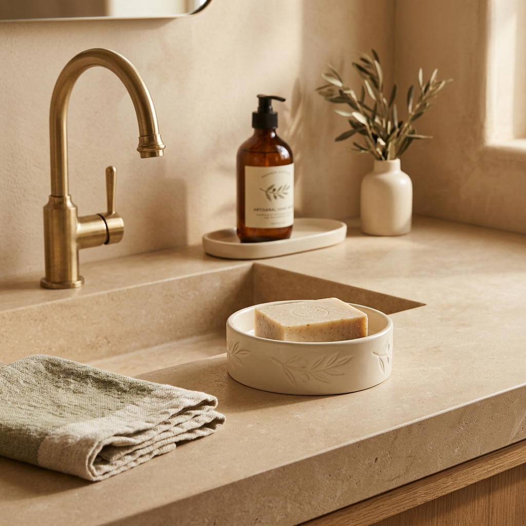Minimalist Ceramic Soap Dish